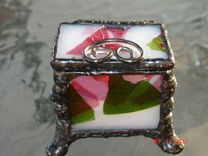 Stained Glass Mini Ring Boxes In 1 X 1 X 1 3 small