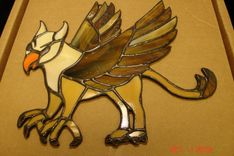 Griffin Stained Glass Suncatcher - Made To Order 4 small
