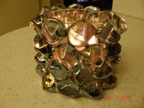 Ice Cube Glass Candle Holder 5 small