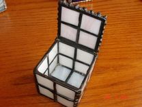 Cube Box In Stained Glass 2 small