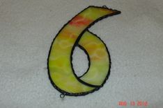 Stained Glass House Numbers Sz 3 X 5 - Custom Orders 4 small