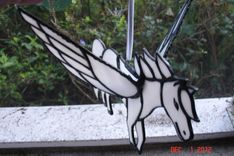 3d Stained Glass Pegasus In 4 small