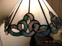 Stained Glass Ribbon Panel Lamp 2 small