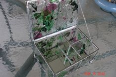 Custom Made Stained Glass Jewelry Box With Dividers 2 small