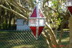 3d Drop Style Stained Glass Ornaments 3 small