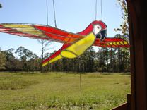 Stained Glass 3d Flying Birds Mobile 3 small