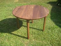 Walnut Round Game Table 1 small