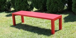Red Modern Bench 3 small