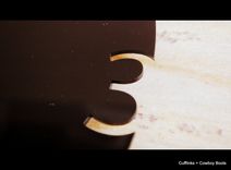 Home Wall Decor - Wall Clock: Black Acrylic Inverse Naked Clock 4 small