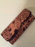 Ladies Genuine Embossed Leather Wallet 1 small