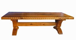 Massive Oak Dining Table 2 small