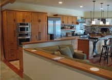 White Oak Kitchen In The Adirondacks 1 small