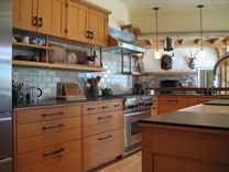 White Oak Kitchen In The Adirondacks 4 small