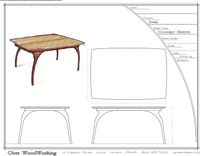 Black Walnut Writing Desk 3 small