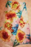 Hand-Painted Silk Scarves, Headdresses, And Veils 3 small