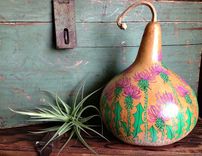 Hand Illustrated Gourd 2 small