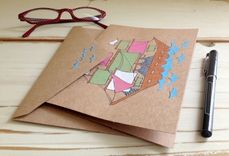 Hand Illustrated Sailboat Cards Or Notebook 3 small