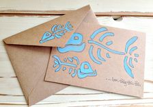 "Here Fishy Fish Fish" Note Cards 1 small