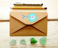 Illustrated Arrow Postal Notebooks 4 small