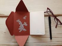 Bumble Bee Hand Illustrated Postal Notebook 3 small