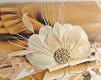 Wedding Bridal Feather Fascinator 3 small