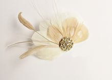Wedding Bridal Feather Fascinator 1 small
