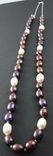 White And Black Pearl Necklace. 2 small