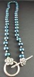 Blue-Black Pearl Necklace 2 small