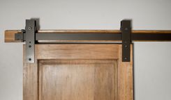 Interior Barn Door Hardware: Flat Track Installation 1 small