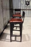 Custom 30" Industrial Bar Stools With Back 3 small