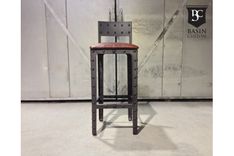 Custom 30" Industrial Bar Stools With Back 4 small