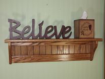 Solid Oak Coat Racks Wall Shelves 5 small