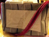 Large Purse/Tote Bag With Middle Divider 5 small