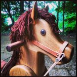 Wooden Rocking Horse 1 small