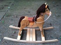 Wooden Rocking Horse 4 small