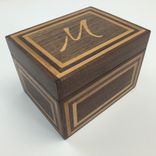 Black Walnut And Bradford Pear Recipe Box 1 small