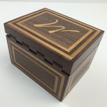 Black Walnut And Bradford Pear Recipe Box 4 small