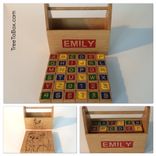 Custom Wooden Abc Blocks 3 small
