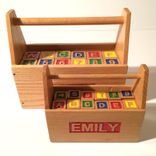 Custom Wooden Abc Blocks 4 small