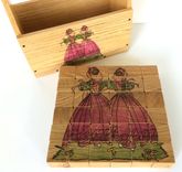 Hand Carved And Painted Toy Abc Blocks 2 small