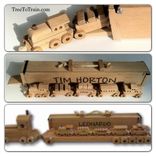 Custom Wooden Toy Train Sets 3 small