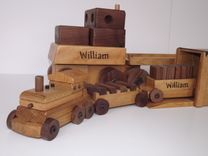 Custom Wooden Toy Train Sets 4 small