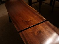 Modern Walnut Dining Set With Maple Inlay 3 small