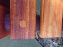 Outdoor Mahogany Chairs 4 small