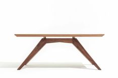 Mid Century Modern Inspired Walnut Coffee Table 2 small