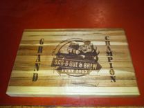 Personalized Cutting Boards / Serving Trays Engraved With Your Logo 3 small