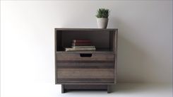 Reclaimed Wood Bedside Table 1 small