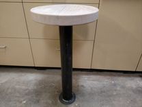 Oak & Steel Post Bar-Stools 4 small