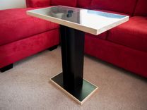 Steel, Granite And Maple End Tables 1 small