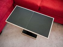 Steel, Granite And Maple End Tables 3 small